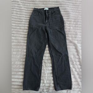 Abercrombie & Fitch Dark Gray Straight Jeans